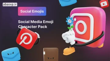 دانلود آیکون شبکه های اجتماعی Emoji