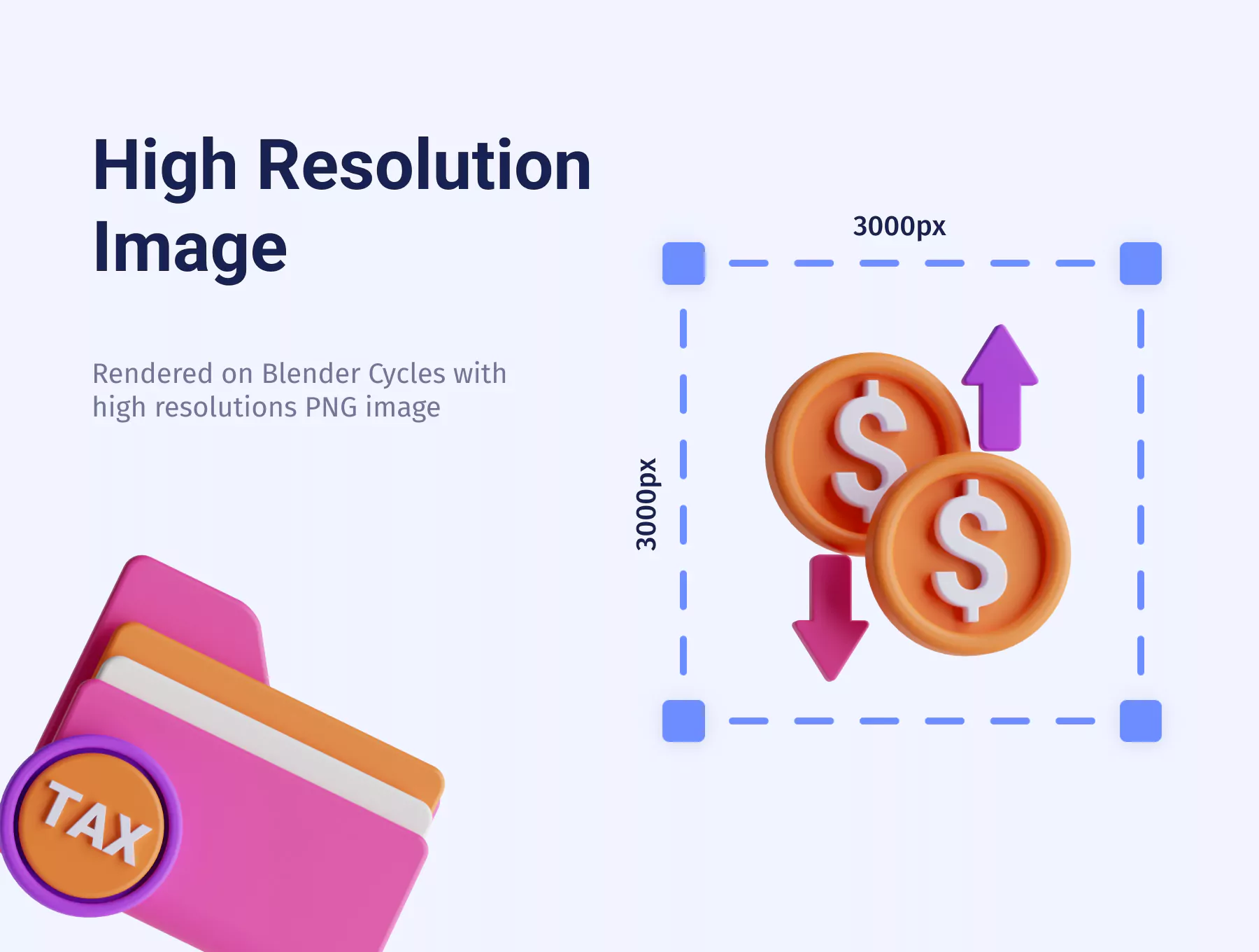 دانلود آیکون مالیات 3D Taxes