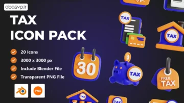 دانلود آیکون TAX Icone Pack