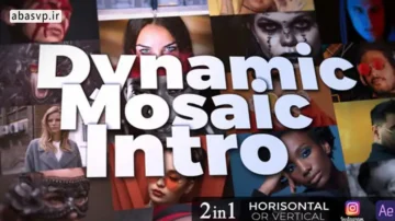 دانلود پروژه آماده افترافکت موزائیکی Dynamic Mosaic
