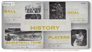 دانلود پروژه ورزشی افترافکت Sport Team History