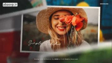 دانلود پروژه اسلایدشو افترافکت Simple slideshow
