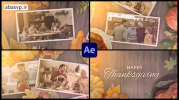 پروژه افترافکت اسلایدشو روز پدر Thanksgiving Day Slideshow