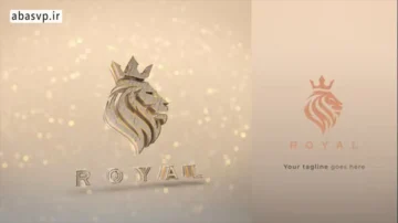 لوگوموشن لوکس طلائی Luxury 3D Gold Logo Intro افترافکت