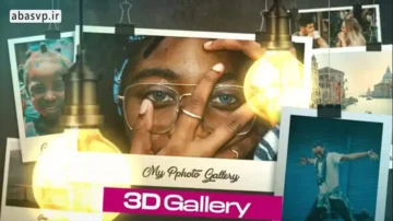 پروژه افترافکت اسلایدشو سه بعدی 3D Photo Slideshow