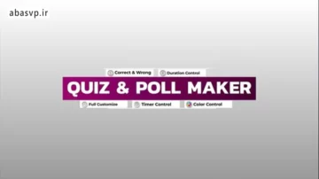 دانلود پروژه پرسش و پاسخ افترافکت Quiz Maker