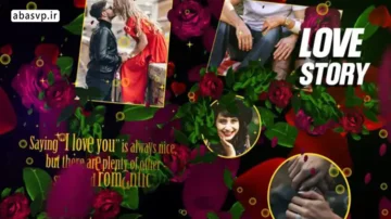پروژه استوری رمانتیک افترافکت Love Story