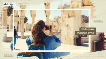 پروژه اسلایدشو با افکت براش افترافکت Brush Memories Slideshow