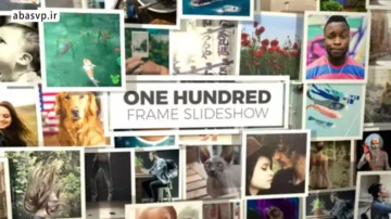 دانلود پروژه قاب اسلایدشو افترافکت 100 Frame Slideshow