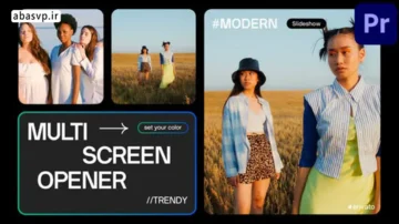 دانلود پروژه پریمیر پرو مولتی اسکرین اسلایدشو Screen Slideshow