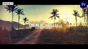 دانلود پروژه آماده پریمیر پرو Cinematic Parallax Slideshow