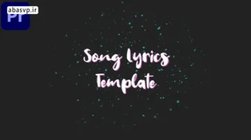 دانلود پروژه آماده پریمیر پرو Lyrics Template