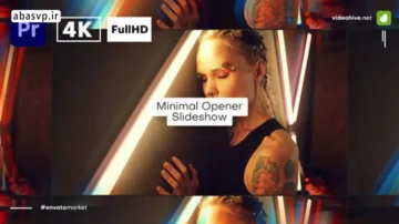 پروژه اسلایدشو پریمیر پرو اسلایدشو Minimal Opener Slideshow
