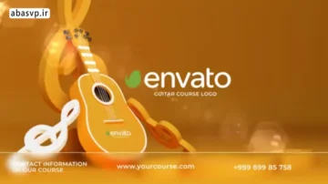 لوگوموشن موزیک افترافکت Music Course Logo