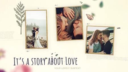پروژه آماده افترافکت Slideshow Wedding Love Story