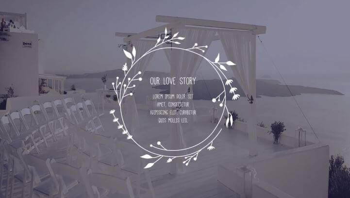 تایتل آماده برای فیلم های عروسی Clean Wedding Titles