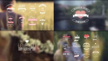 پروژه آماده تایتل Love Titles