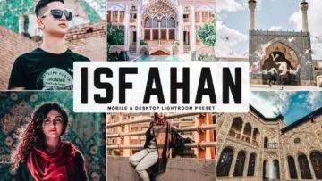 پریست رنگی اصفهان Esfahan Preset