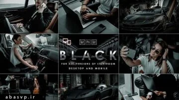 پریست لایتروم و فتوشاپ با تم تیره PRESET BLACK