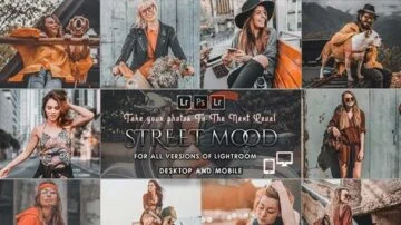 دانلود پریست لایتروم و فتوشاپ تم قهوی و زرد Street Mood