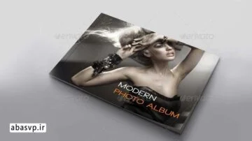 لایه باز آلبوم modern photo album