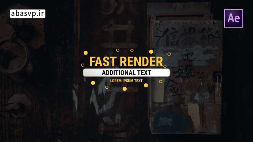 پروژه آماده افترافکت تایتل modern titles