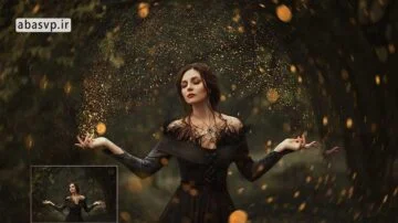 135تصویر پوششی ذرات درخشان Overlays