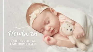 دانلود 50 پریست نوزاد لایتروم و فتوشاپ 50 Newborn Lightroom Presets