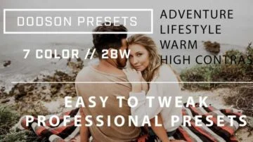 دانلود پریست کویر برای لایتروم و فتوشاپ Dodson Presets