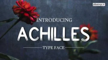 دانلود فونت انگلیسی گرافیکی Achilles