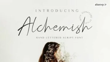 دانلود فونت انگلیسی Alchemish Script Font