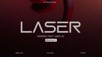 دانلود فونت Font LASER