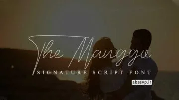 فونت تحریری Font The Manggo