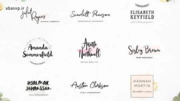 200 فونت طراحی لوگو عکاسی Typographer Dream Box