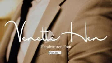 فونت انگلیسی تحریری Venette Hen Font