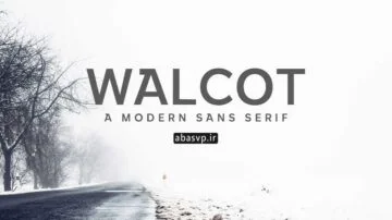 دانلود فونت انگلیسی Walcot Modern Sans Serif Font