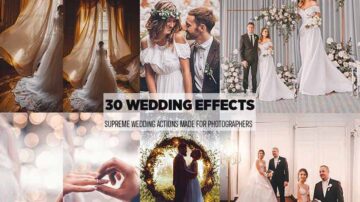 دانلود اکشن عروسی برای فتوشاپ Wedding Photoshop Effects