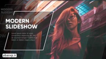 دانلود پروژه آماده Slideshow aftereffect Modern
