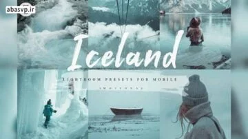 پریست رنگی یخی Iceland