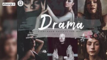 پریست رنگی درام Drama Mobile Lightroom Presets