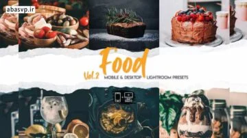 پریست رنگی غدا و خوراکی Food Presets Vol. 2