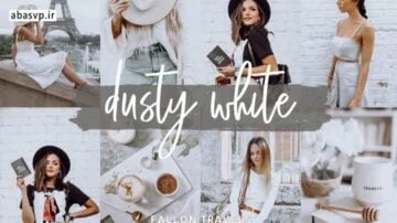 پریست رنگی غبار سفید Dusty White Presets