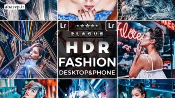 دانلود پریست رنگی پرتره فشن  HDR Fashion Portrait Presets