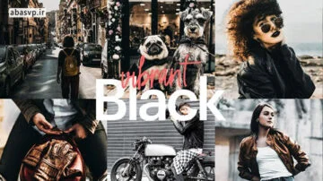 دانلود پریست رنگی جدید Vibrant Black Presets