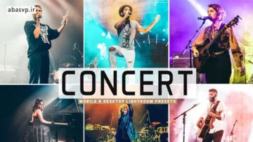 پریست رنگی عکس کنسرت Concert Presets