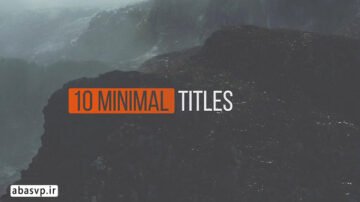 10 تایتل پروژه اماده پریمیر 10 modern minimal titles