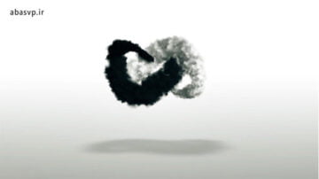 پروژه پریمیر لوگو دود dark smoke logo reveal