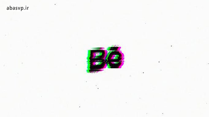لوگو گلیچ سه بعدی 3D Glitch Logo