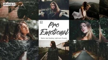 پریست رنگی پرو اموشنال pro emotional mobile and lightroom