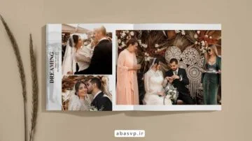 آلبوم ژورنال عروسی لایه باز